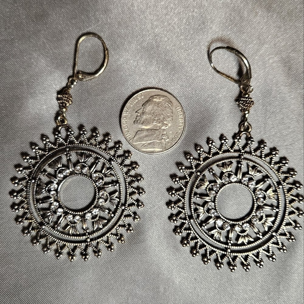 Earrings, pierced